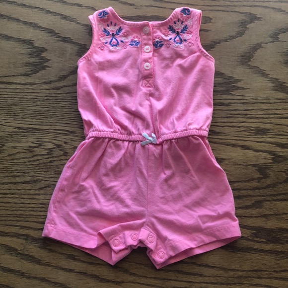 Free Shipping - Carter’s Baby Girl’s Snap-Up Rompers Bundle of 3 - Picture 2 of 10